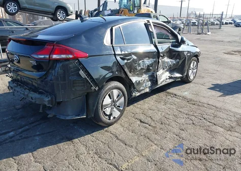 2019 Hyundai Ioniq Hybrid Blue из США, поврежденный, VIN KMHC65LC7KU179966